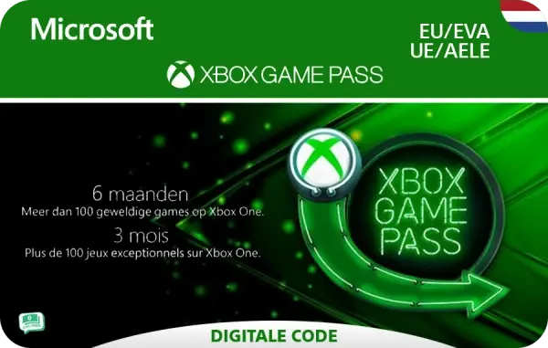 Xbox Live Game Pass 6 maanden
