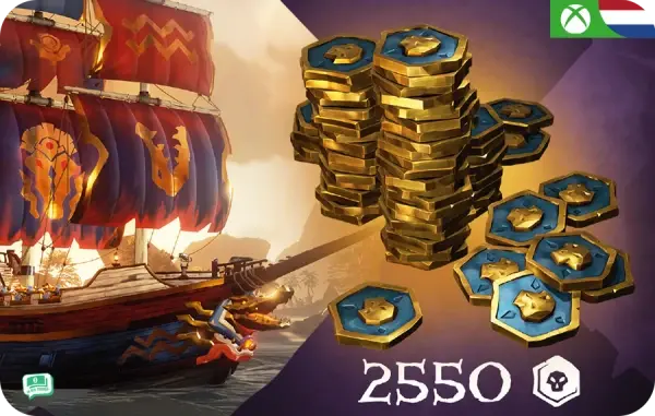 Sea of Thieves Captain's Ancient Coin Pack 2550 Coins (Xbox)
