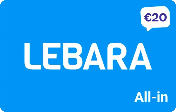 Lebara All-in beltegoed 20 euro