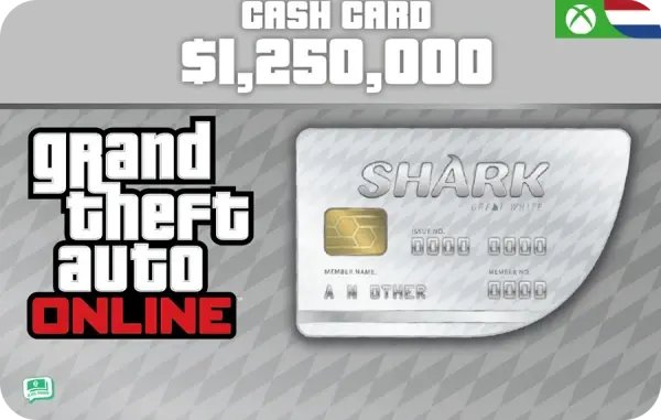 Grand Theft Auto V (GTA V) Great White Shark Cash Card (Xbox)