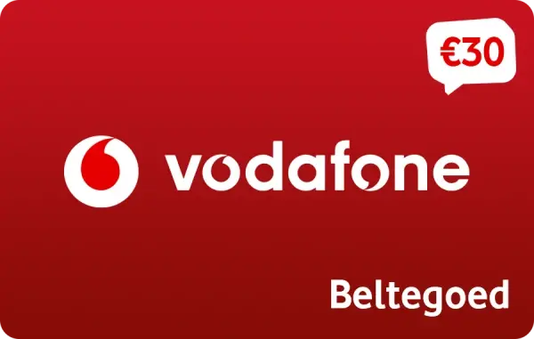 Vodafone beltegoed 30 euro