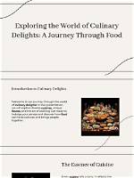 A Journey Through Culinary Delights