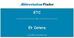 Abbreviation for Et Cetera Word Hike Answers