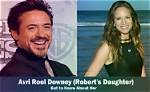 Avri Roel Downey- All About Robert Downey Jr Daughter