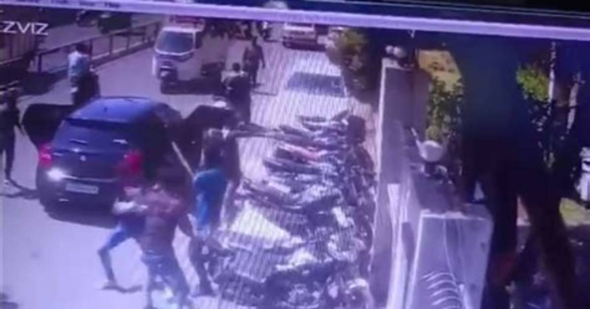 Cctv Footage Captures Shocking Incident Between Mother and Son