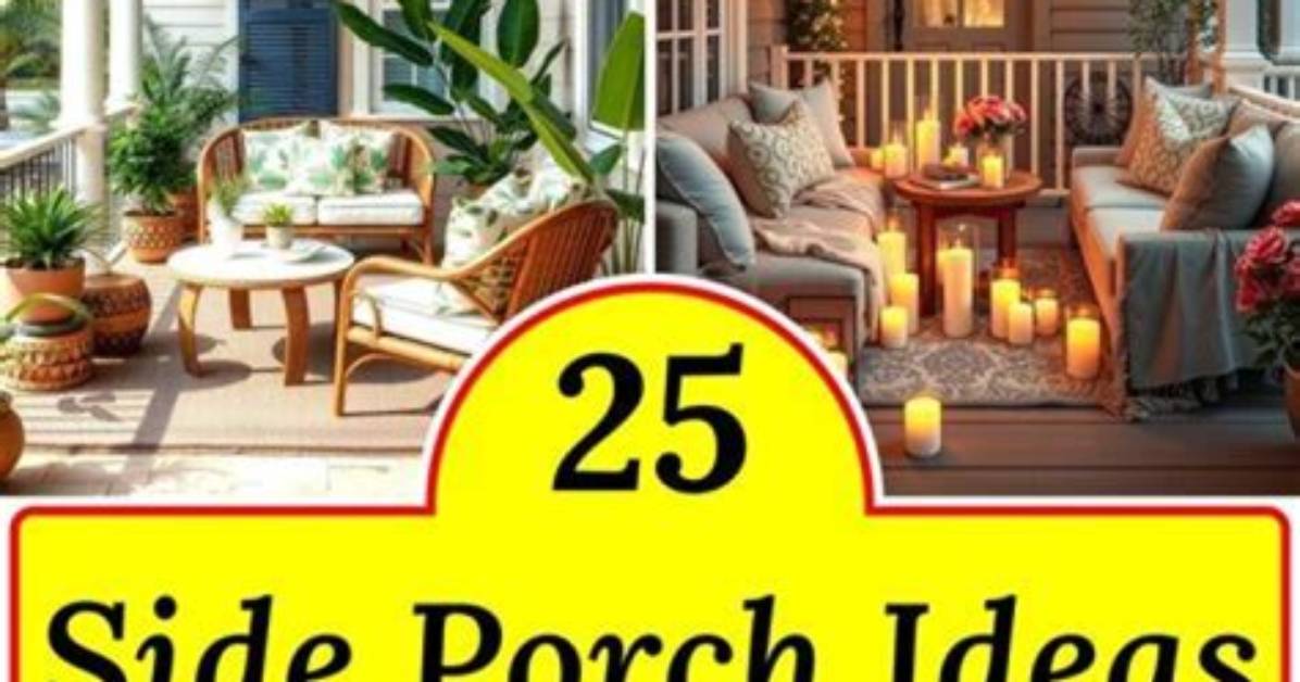 Discover Top Side Porch Ideas & Inspiration - Get Started Now!