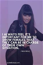 Empowering Wisdom: the Iconic Nicki Minaj Sayings