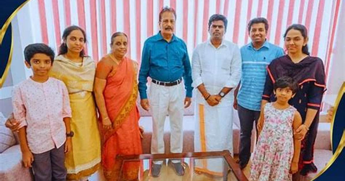Exploring the Bjp Annamalai Family Photos: a Glimpse into Their Lives