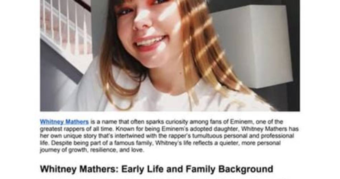 Exploring the Life and Impact of Whitney Wisconsin