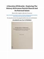 Exploring the Marital History of Patrick Christy