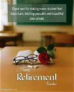 Exploring Touching Quotations on Retirement of Teachers