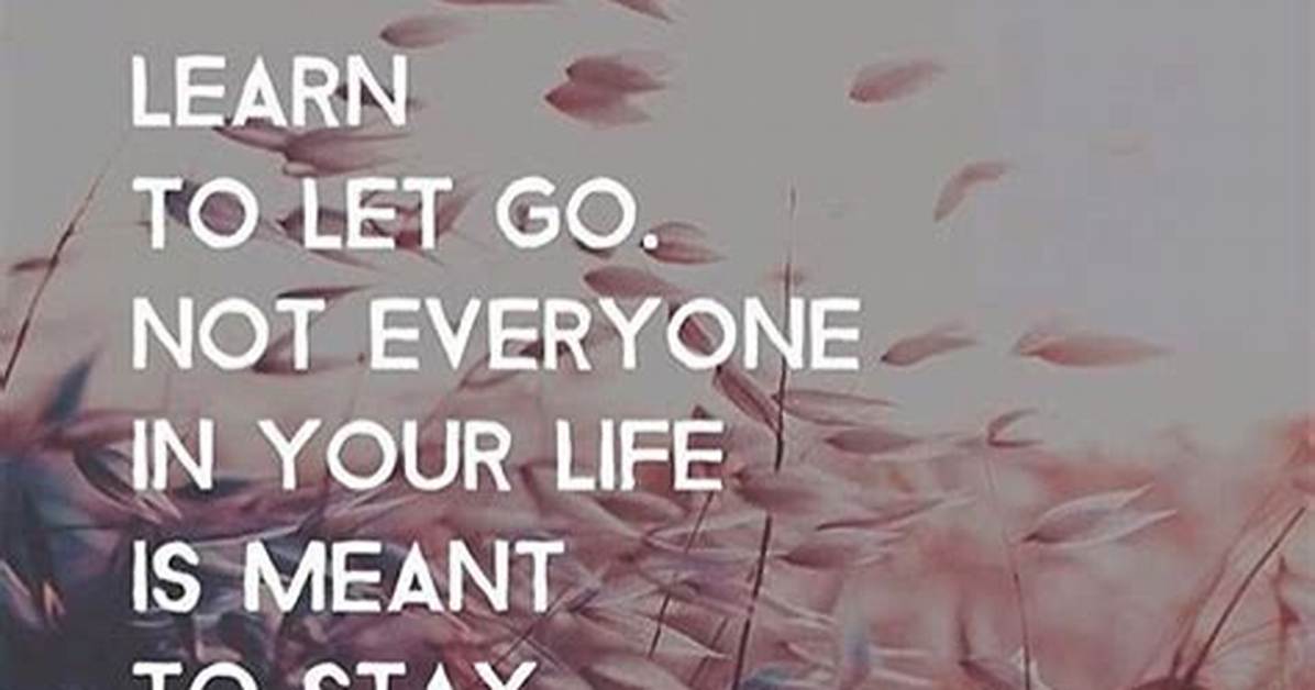 Learn to Let Go ·
