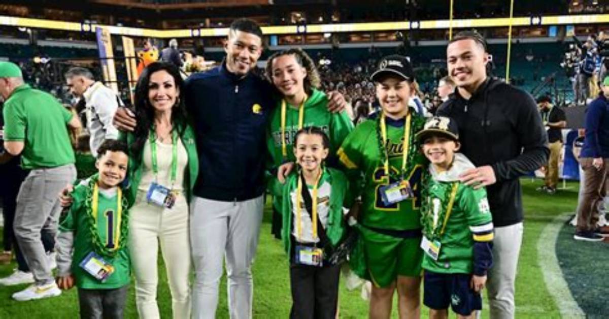 Meet Marcus Freeman Kids with Wife Joanna, Family Facts
