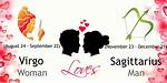 Sagittarius Woman and Virgo Man