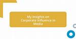 Uncovering Corporate Influence in the Media
