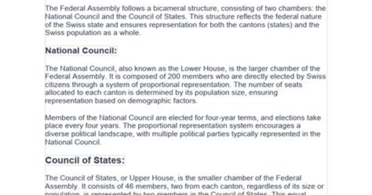 Understanding the National Assembly: Structure, Functions, and Importance