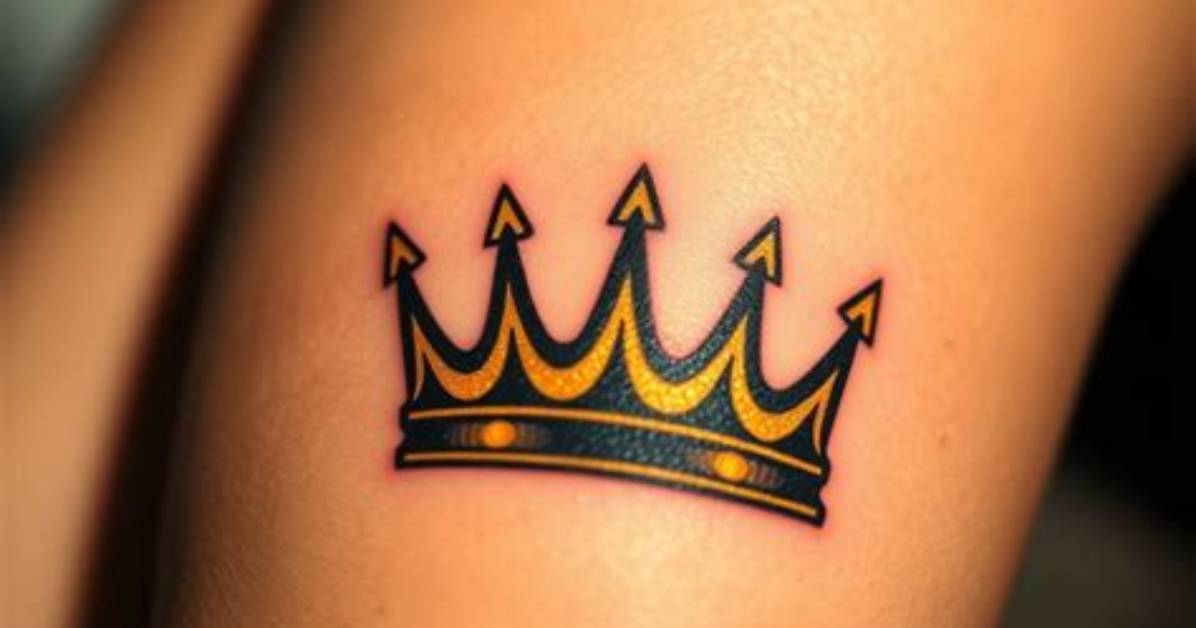 Unveiling the 7 Point Crown Tattoo Meaning: a Symbol of Royalty and Identity
