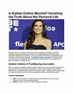 Unveiling the Truth: Is Kaitlyn Collins Transgender?
