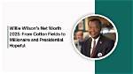 Willie Wilson Net Worth